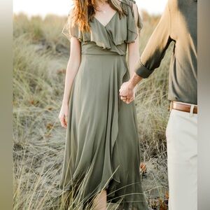 ASOS Olive Green Dress Size 0